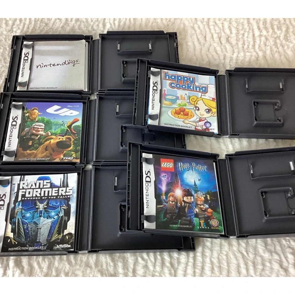 Lot of 14 NINTENDO DS Cases & Manuals Only - NO GAMES Lego Duty Dogs Star Wars +